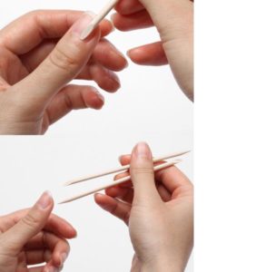Manikyrpinnar Dubbelsidig Nail Sticks för nagelvård