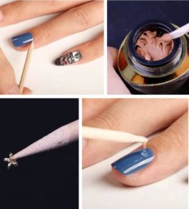 Manikyrpinnar Dubbelsidig Nail Sticks för nagelvård för art