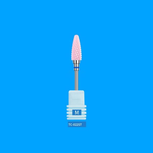 Pink power nail drill bits  är perfekt  för att fila bort gel eller akryl naglar.