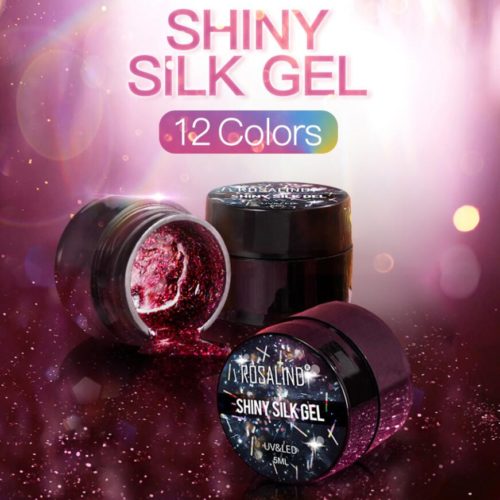Lace shiny glitter UV LED gel nail polish 5ml 12färger