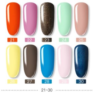 UV&LED Shellack Gellack gel nail polish pure color 7ml 58färger