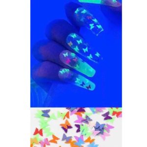 Butterfly nail decoration aa