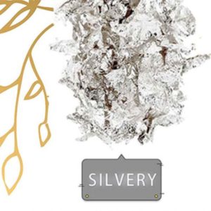 Folie i Guld & Silver för nagelkonst nail art dekoration 2 st Silver