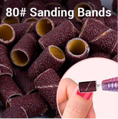 Slipband för naglar till Elfil Sandpapper 80 grit