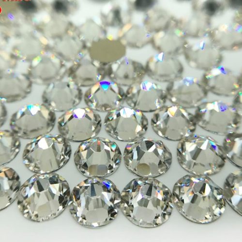 vit diamant Rhinestone, stenar, Strass, Kristall, Diamant Diamond och Swarovski rhihestone stil med platt baksida vit diamant, allt för NAGLAR & NAILART