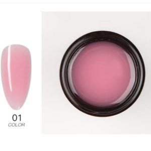 Cover pink gel och builder pink Gel 15ml (mörk rosa)