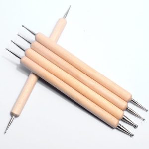Dotting tool penna Dubbelsidiga Dekorationsverktyg Nail Art Närbild på produkten 3