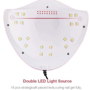 LED UV Lampa för alla typ av gele Mini På baksidan av produkten