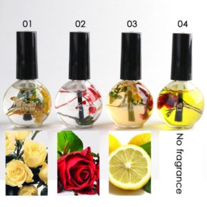 Nagelolja Nagelbandsolja Nail & Cuticle oil för Nagelvård med torkade blommor för manikyr Display på olika produkter