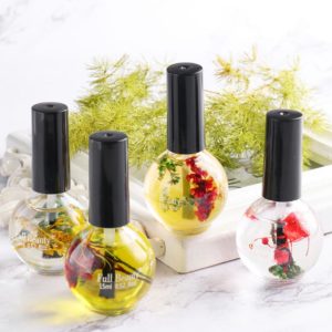 Nagelolja Nagelbandsolja Nail & Cuticle oil för Nagelvård med torkade blommor för manikyr Display på olika produkter bild 2