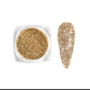 Guld glitter Nagelglitter. Nail glitter guld för glittrande naglar för Nageldekoration Nail art 1539-41-3