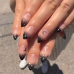 Måne design nagelklistermärken på modellen Nailart star nail stickers 3 - Artisten från hela världen