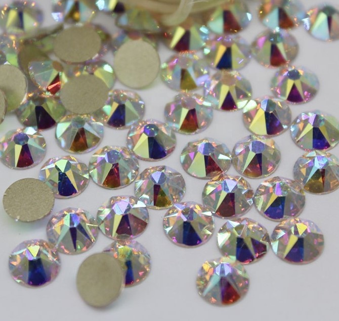 Rhinestones Strass Diamant Aurora Nageldekoration 1330 st hög kvalitet