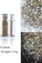 Champagne ljusbrun glitter Nagelglitter för nail art och andra konst project. Light brown nail glitter Stor volym 10 ml