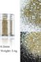 Champagne mellanbrun glitter Nagelglitter för nail art och andra konst project. Medium brown nail glitter Stor volym 10 ml