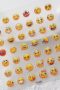Emoji olika ansiktsuttryck nagelklistermärken. Emoji nail stickers nageldekorationer nail decoration TS-088