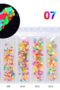 Fluorescent Nail Rhinestones Opal Colorful Crystal Glass b