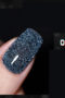 Gellack Shellack Diamond glitter Flashing lights i djup blå 15 ml Stor volym nr 009