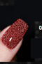 Gellack Shellack Diamond glitter Flashing lights i mörk röd 15 ml Stor volym nr 007