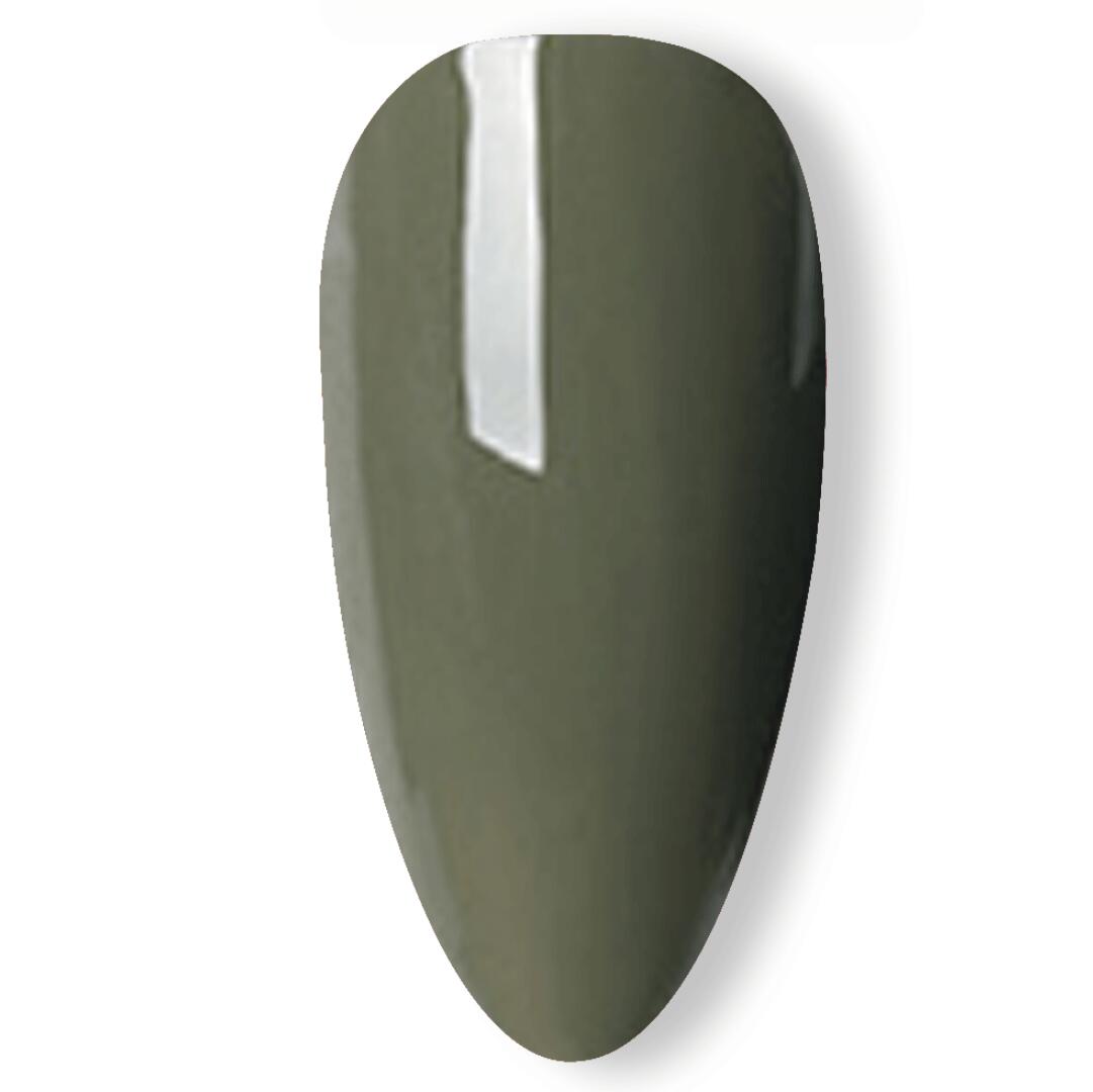 Gellack, Shellack, Permanent nagellack Militär grön 8 ml nr 250