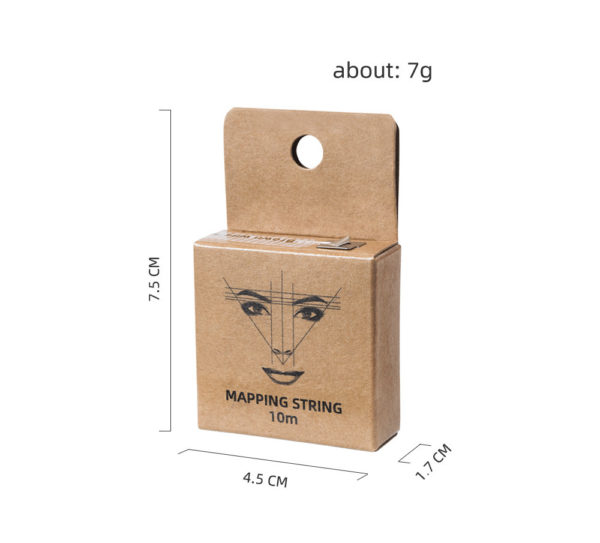 Mapping String Matningstråd för ögonbryn i en förpackning med storleken Förfärgad Brow Mapping String tråd för bryn Tatueringstillbehör