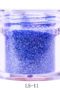 Mellanblå glitter Nagelglitter för nail art och andra konst project. Medium blue nail glitter Stor volym 10 ml