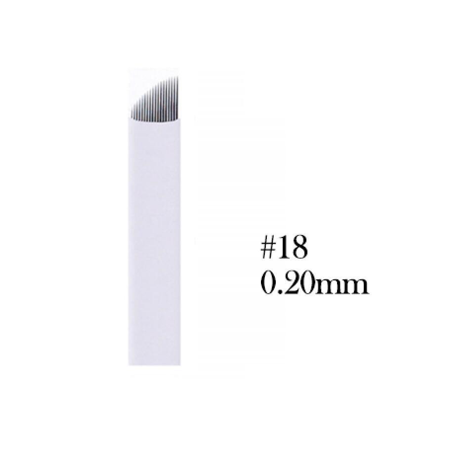 Sharp White #18 0.20mm Microblading Flex Blade 10 Pack