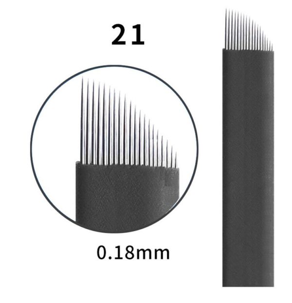 Microblading #21 0.18mm Magic Black Flex Blade