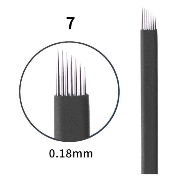 Microblading #7 0.18mm Magic Black Flex Blade