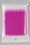 Microborste för fransförlängning. Microbrush i rosa glitter