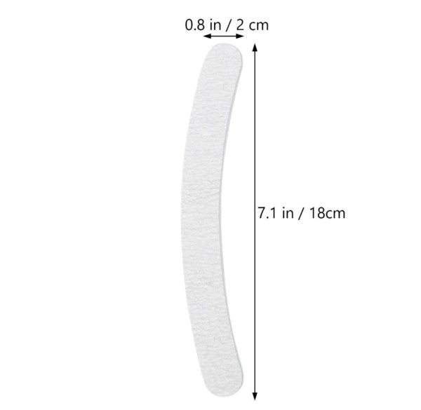 Nagelfil Nail file med banan form för nagelvård Produktens storlek