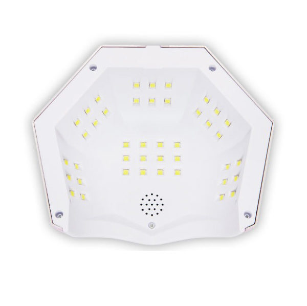 Nagellampa med Nail lamp UV LED lampa för Gele & Polygel Nyaste designen Närbild UV lampans detaljer
