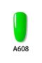 Neongrön gellack A608 - 7ml Neon gel