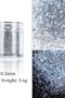 Silver glitter Nagelglitter för nail art och andra konst project. Pure silver nail glitter Stor volym 10 ml