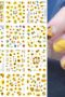 Solros Nagelklistermärken för somriga naglar. Nail stickers sunflowers nageldekorationer nail decoration
