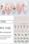 Tulpaner i olika stilar nagelklistermärken. Tulips nail stickers. Våriga och somirga nageldekorationer nail decoration Modell JO-1774
