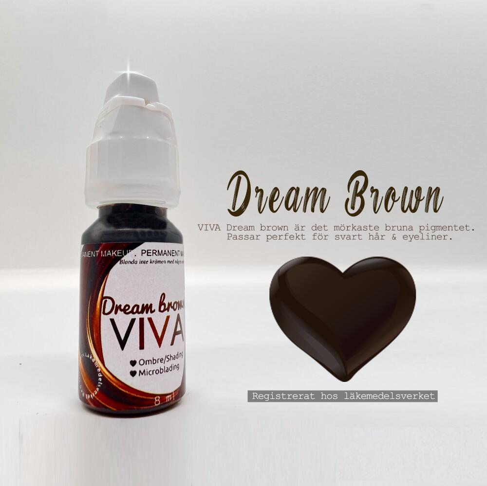 DREAM BROWN Microblading & Powderbrows 8 ml | Kosmetisk tatuering färg