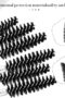 Volymborste Mascaraborstar i Pure black Glitter för fransförlängning Närbild