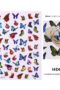 nagelklistermärken med fjäril Butterfly Nail stickers Nageldekorationer Självhäftande Vattentät nailart stickers och nageldekoration stickers HD04