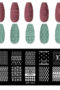 Stämpelplatta Nagel Louis Vuitton i olika stilar Nailart Nail stamping plates DP-043