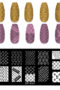 Stämpelplatta Nagel Louis Vuitton med olika mönster Nailart Nail stamping plates DP-044