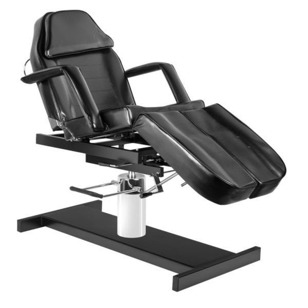 Behandlingsstol & fotvård Klinik Hydraulisk kosmetisk stol. Modell 210C pedi i svart