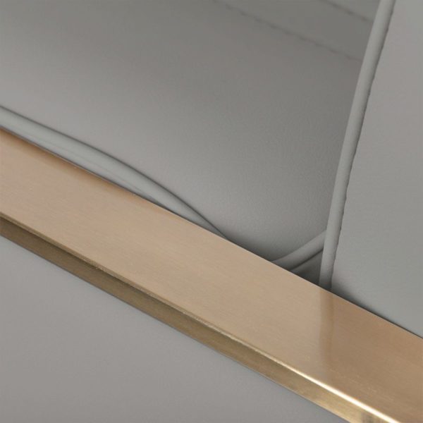 Gabbiano frisörstol Acri guld - beige Närbild på detaljerna (1)