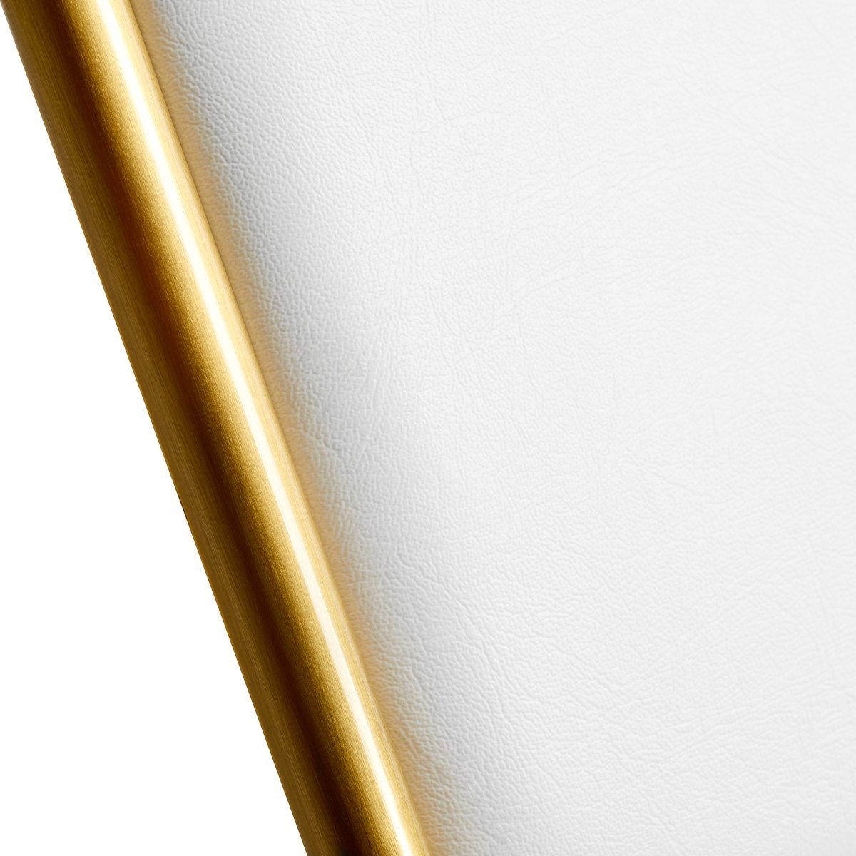 Gabbiano frisörstol Linz NQ guld vit Närbild på detaljerna (2)