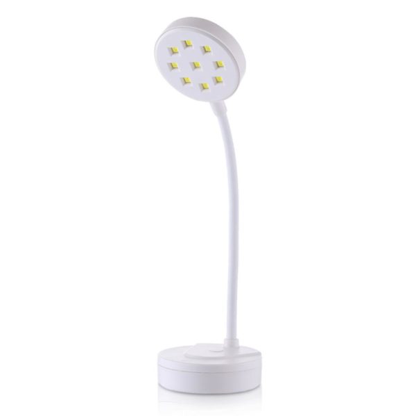 LED UV lampa Nagellampa i form av bordslampa för soft geltippar