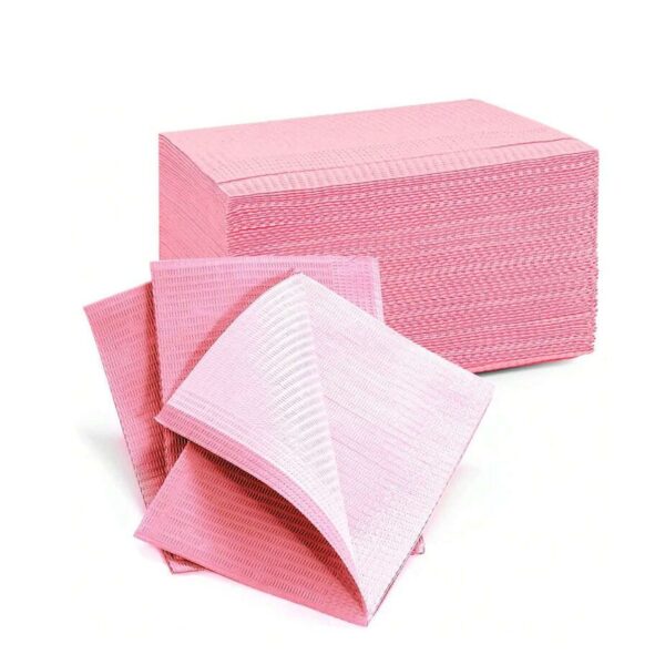 Hygien Engångspapper papersduk Bordsskydd i rosa till Nageltillbehör